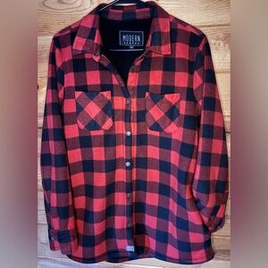 🦬Modern Canvas Buffalo Plaid Extra Heavy Shacket